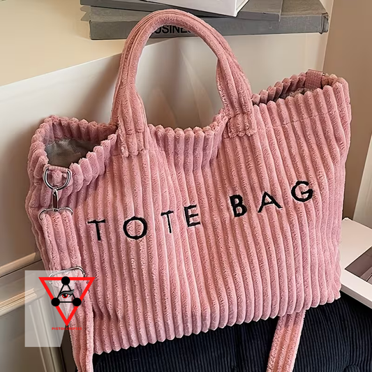 Luxe Corduroy Everyday Tote