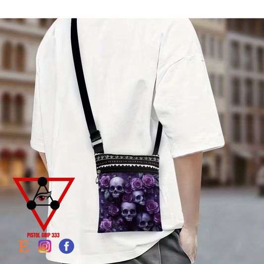 Midnight Bloom Crossbody Bag