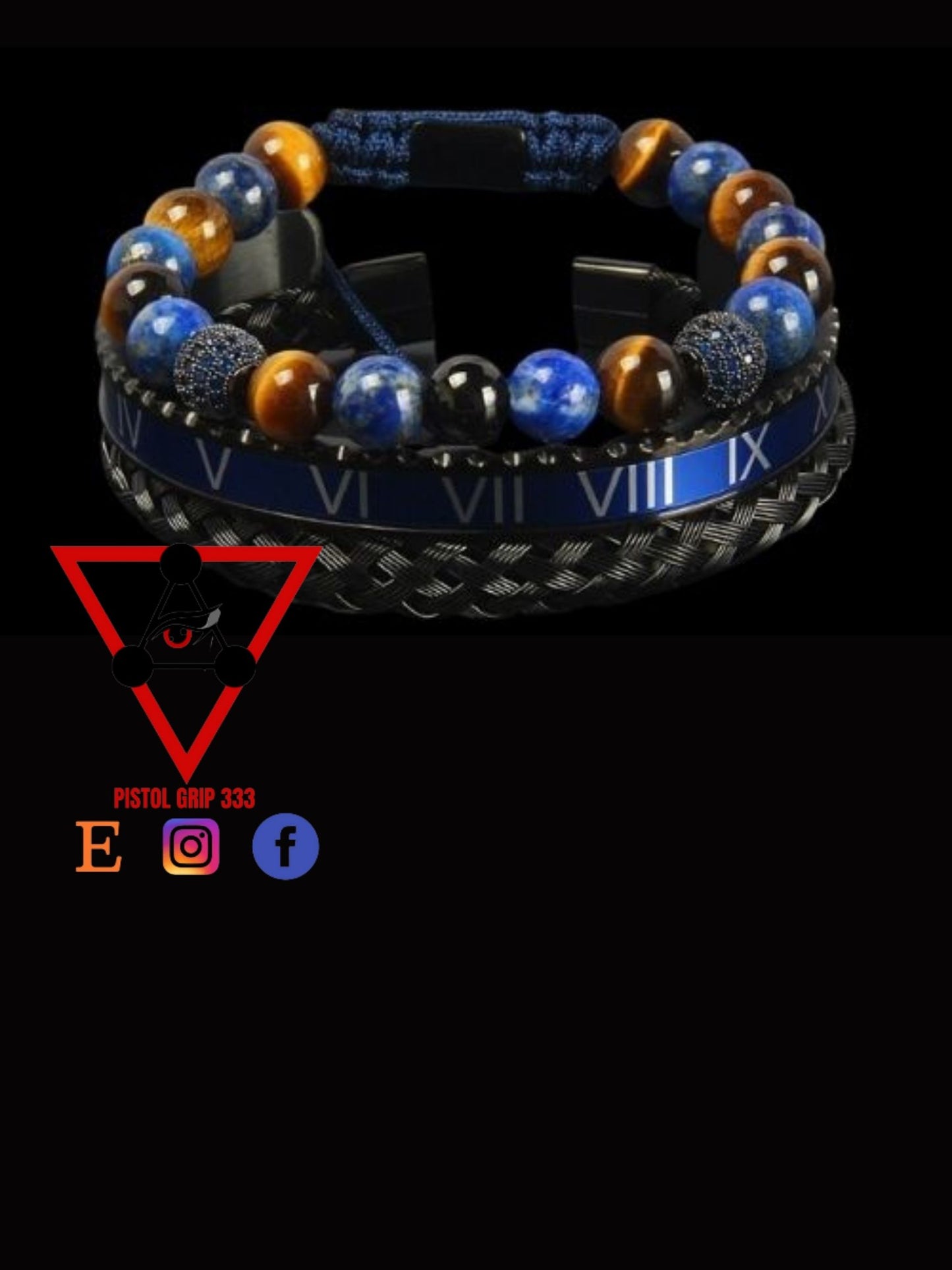 Midnight Monarch (Blue Tiger Eye)