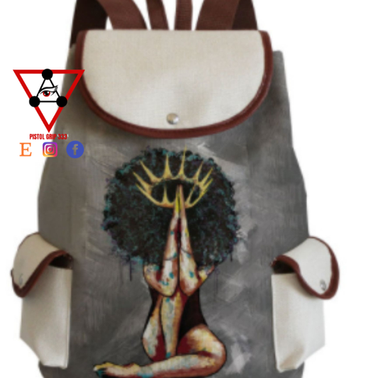 Crowned Queen Art Backpack