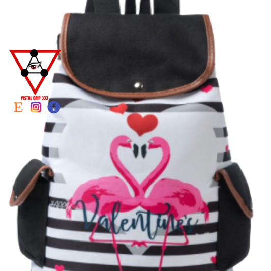 Flamingo Valentine Backpack