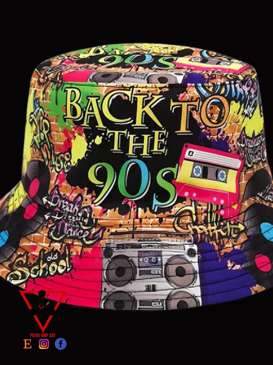 "Back to the 90's Street Vibes" Bucket Hat
