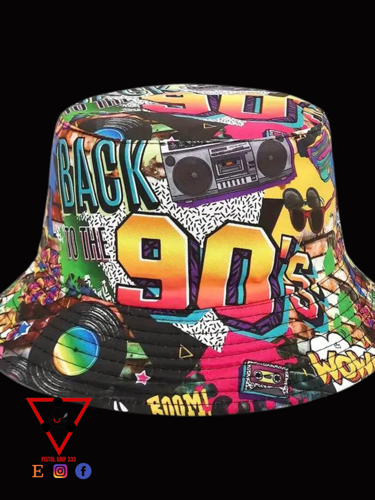 "Retro 90's Remix" Bucket Hat