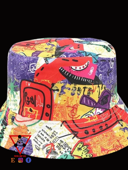 Urban Sketch Graffiti Bucket Hat