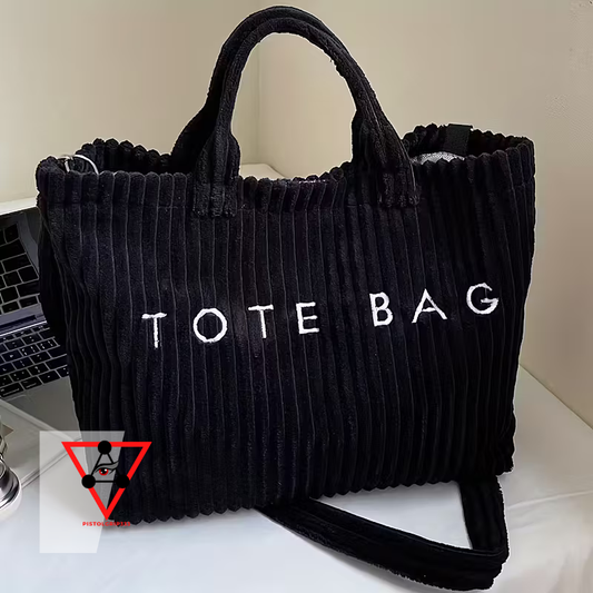 Luxe Corduroy Everyday Tote