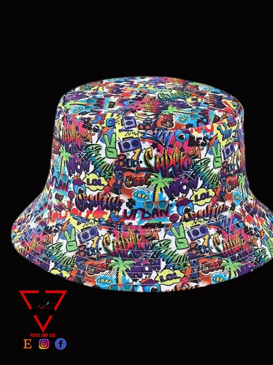 Pop Culture Graffiti Bucket Hat