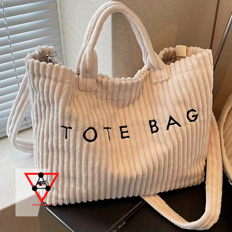 Luxe Corduroy Everyday Tote