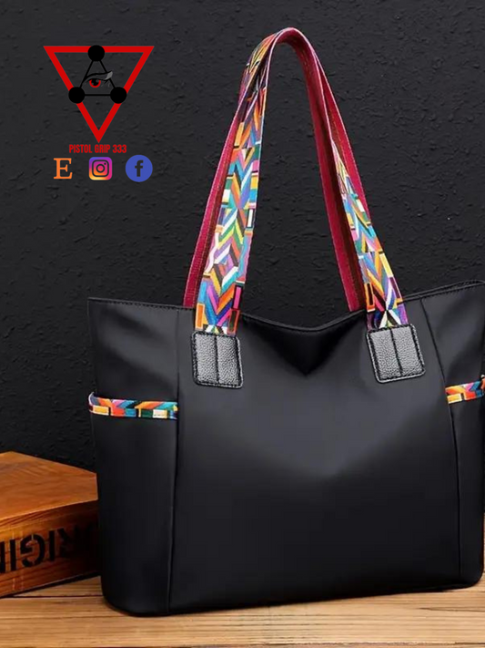 Color Trim Tote Bag