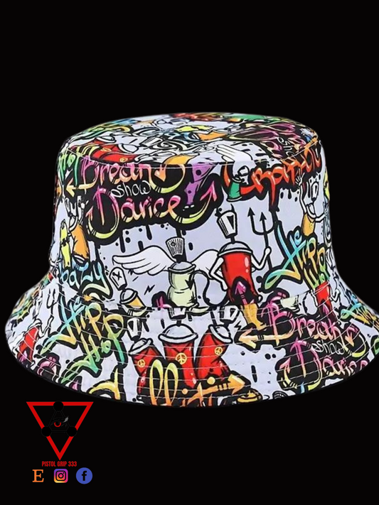 Street Artist Graffiti Bucket Hat