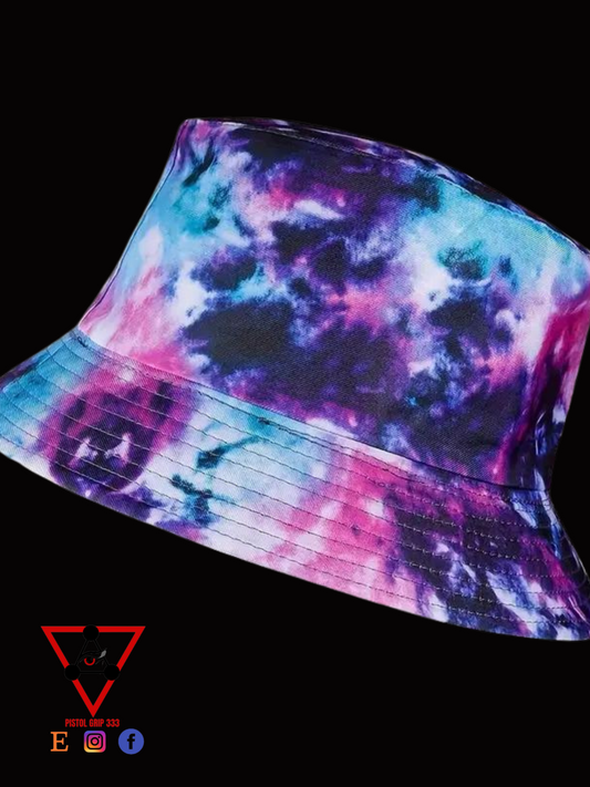 Galaxy Smile Tie-Dye Bucket Hat