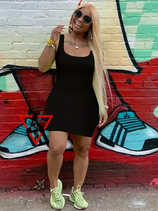 Essential Bodycon Mini Dress – Black