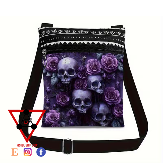 Midnight Bloom Crossbody Bag