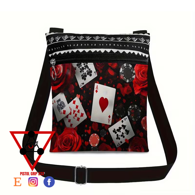 Crimson Royal Flush Crossbody Bag