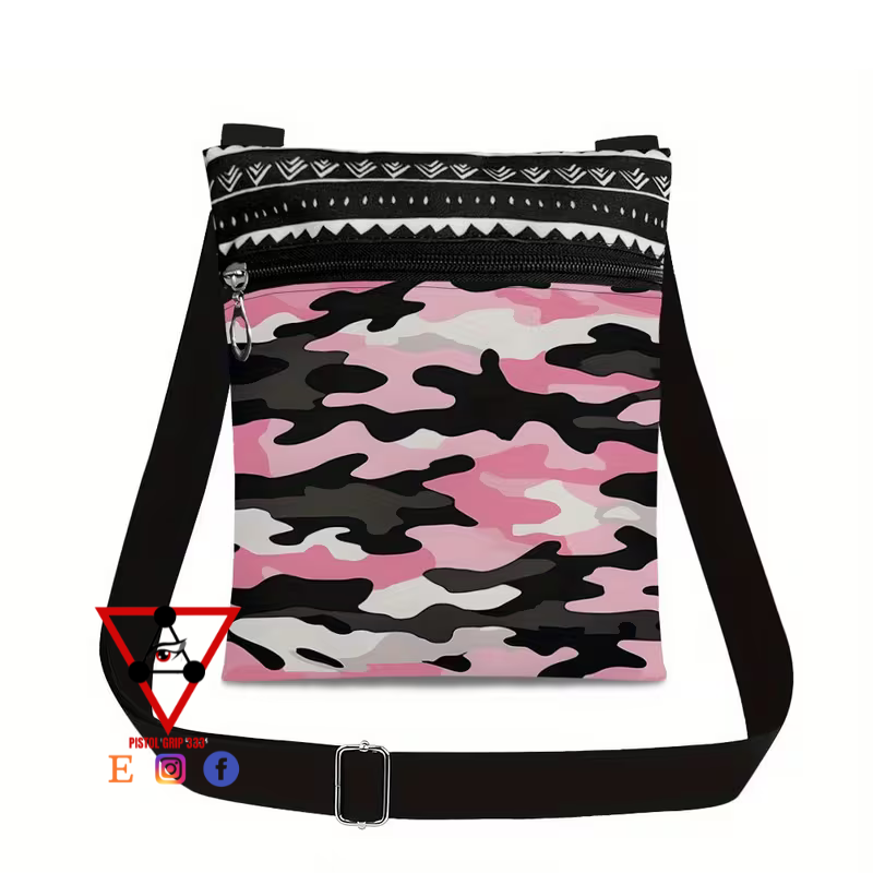 Pink Camo Crossbody Bag
