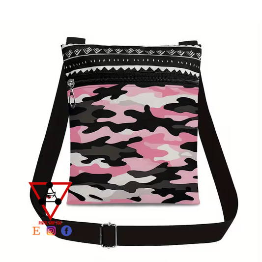 Pink Camo Crossbody Bag